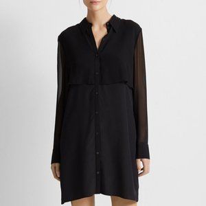 Club Monaco Black Bruksyde Silk Dress Size 10